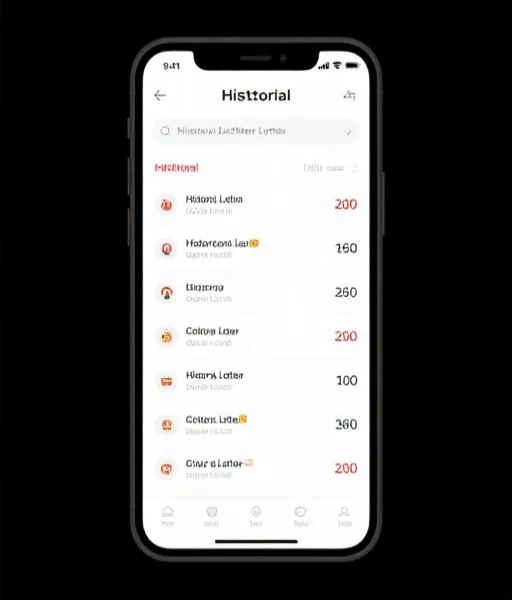 历史开奖记录界面